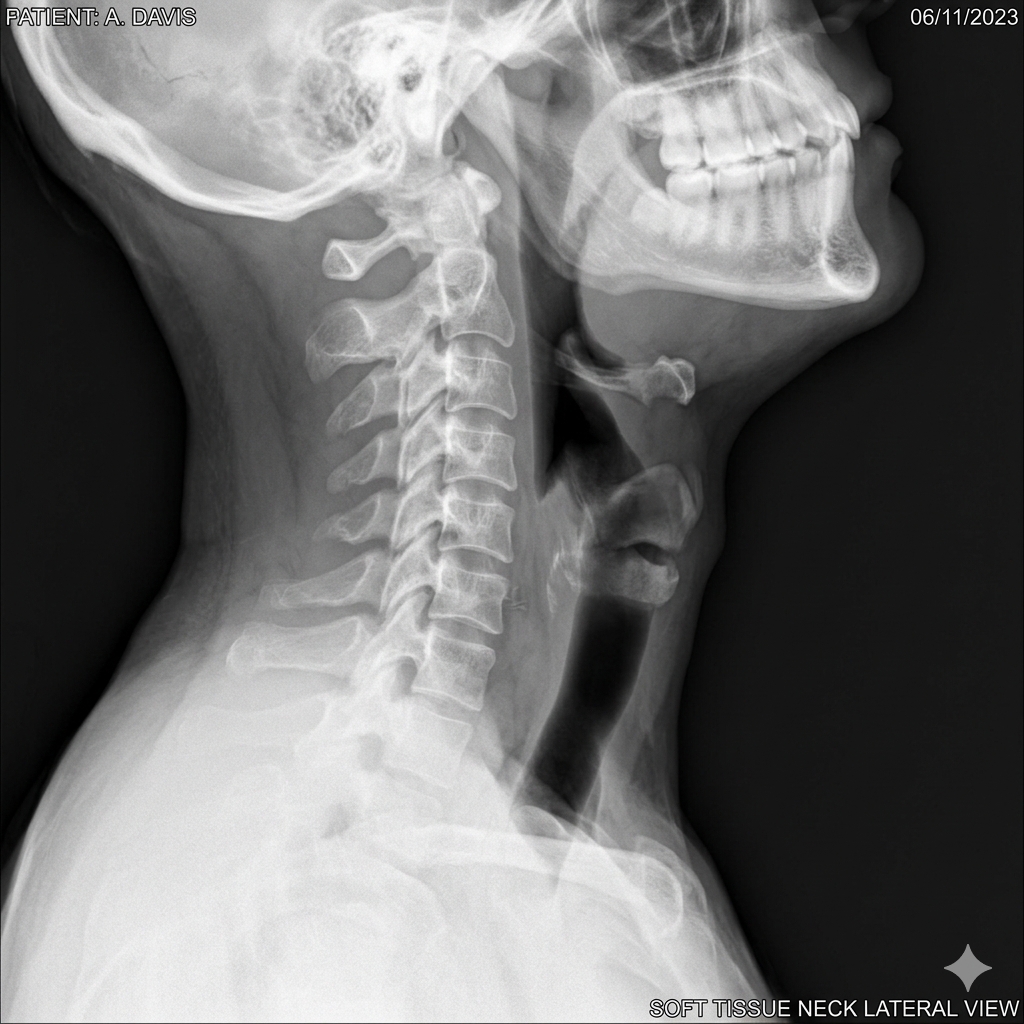 Soft Tissue Neck X-Ray